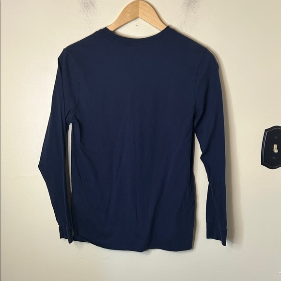 Kids Patagonia Navy Long Sleeve Shirt 100% Cotton - Picture 3 of 5
